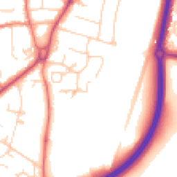Daytime road noise heatmap for SK9 1NJ