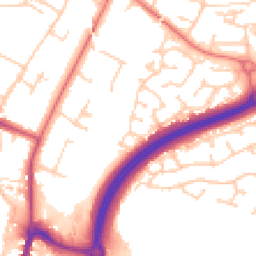 Daytime road noise heatmap for SK9 2GA