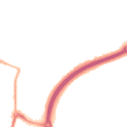 Night-time road noise heatmap for SK9 2GA