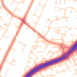 Daytime road noise heatmap for SK9 2GB