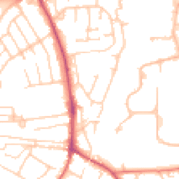 Daytime road noise heatmap for SK9 3QA