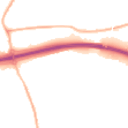 Night-time road noise heatmap for SK9 3SQ