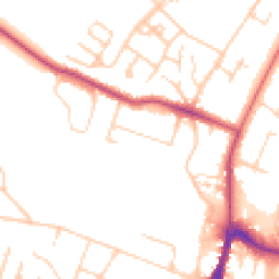 Daytime road noise heatmap for SK9 4AN