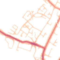 Daytime road noise heatmap for SK9 4DG
