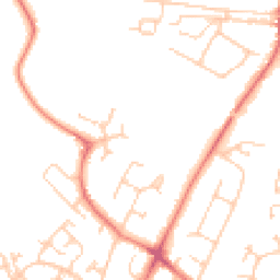 Daytime road noise heatmap for SK9 4EF
