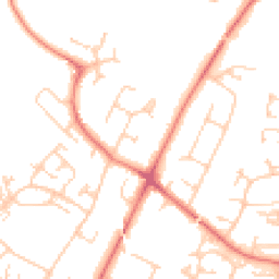 Daytime road noise heatmap for SK9 4EN