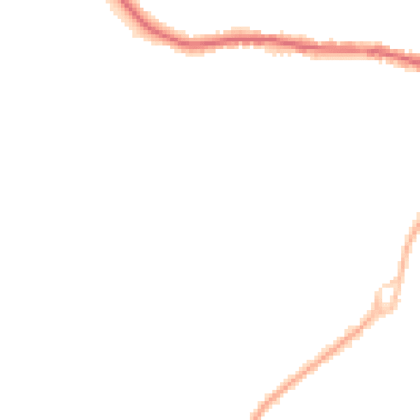 Night-time road noise heatmap for SK9 5JJ