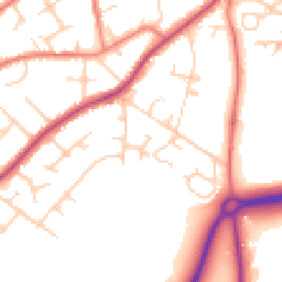 Daytime road noise heatmap for SK9 6HN