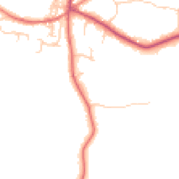 Daytime road noise heatmap for SK9 7AJ