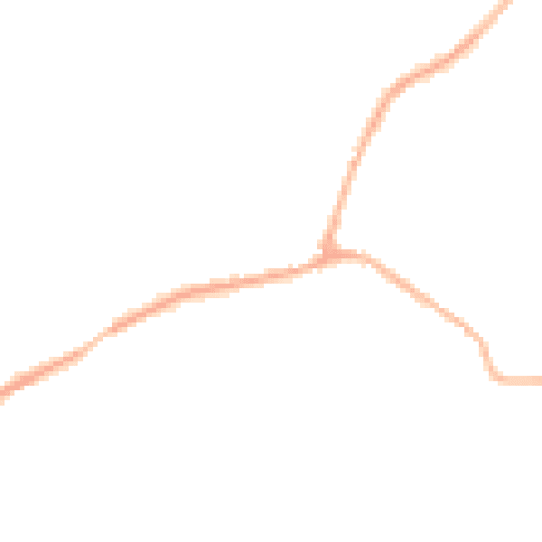Night-time road noise heatmap for SK9 7SD
