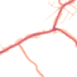 Daytime road noise heatmap for SK9 7SQ