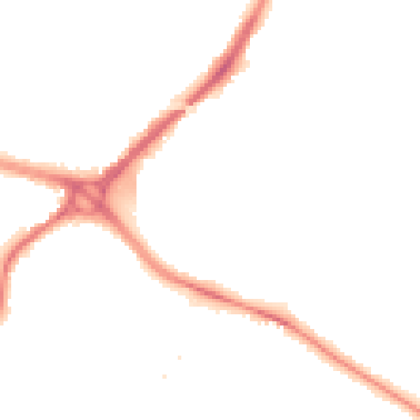 Night-time road noise heatmap for SL1 1AN