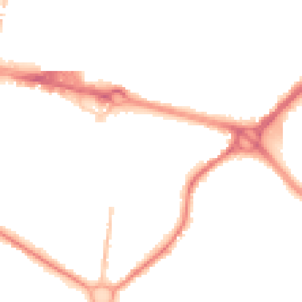 Night-time road noise heatmap for SL1 1BX