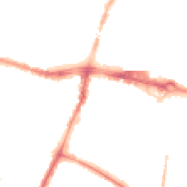 Night-time road noise heatmap for SL1 1DH