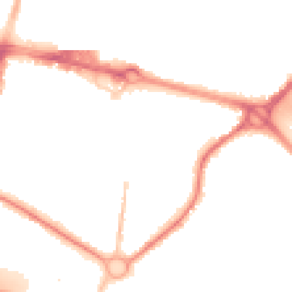 Night-time road noise heatmap for SL1 1GE
