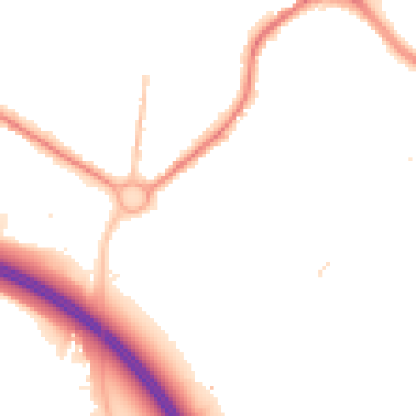 Night-time road noise heatmap for SL1 2DJ