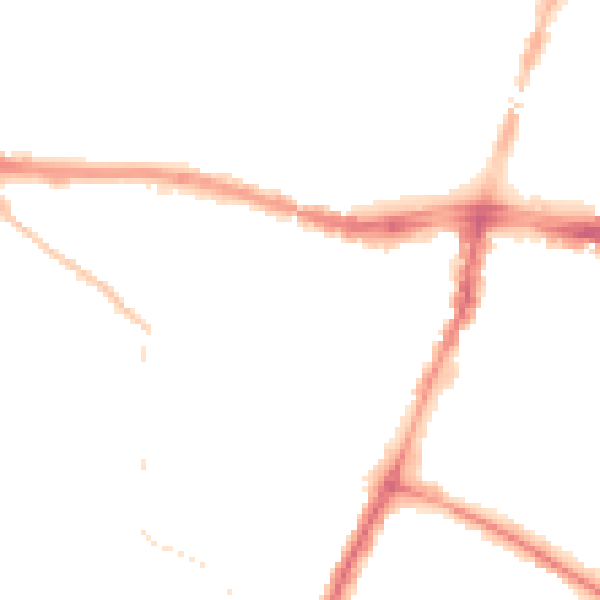 Night-time road noise heatmap for SL1 2JY