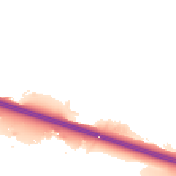 Night-time road noise heatmap for SL1 5FZ