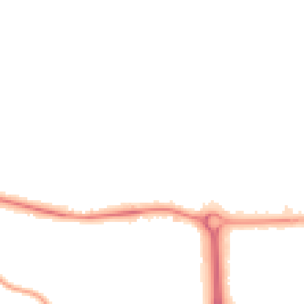 Night-time road noise heatmap for SL1 6AQ