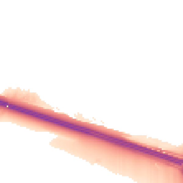 Night-time road noise heatmap for SL1 9DX