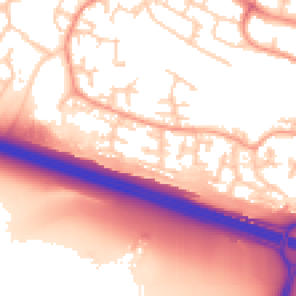 Daytime road noise heatmap for SL1 9JL