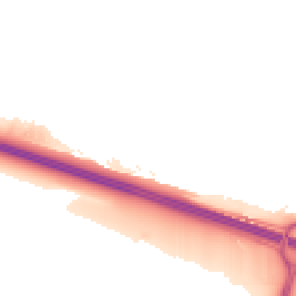 Night-time road noise heatmap for SL1 9JL