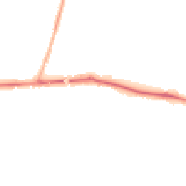 Night-time road noise heatmap for SL6 0AY