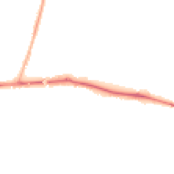 Night-time road noise heatmap for SL6 0AZ