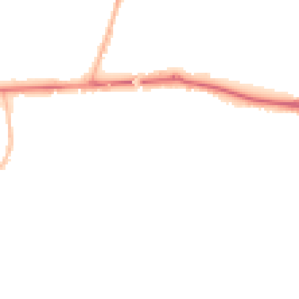 Night-time road noise heatmap for SL6 0BB