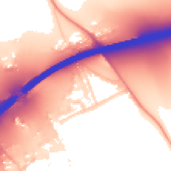 Daytime road noise heatmap for SL6 0DS