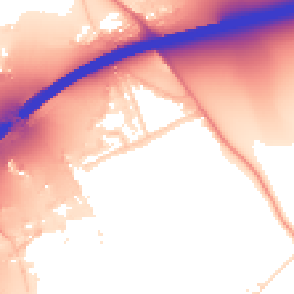 Daytime road noise heatmap for SL6 0DT