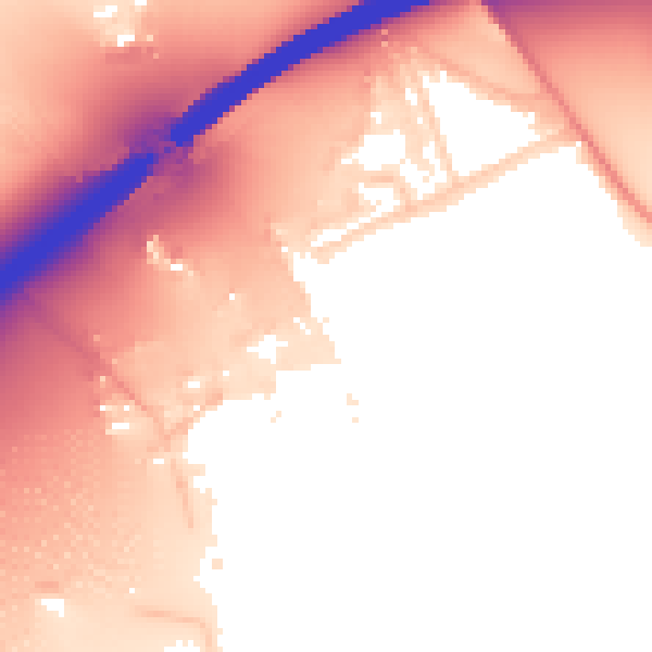 Daytime road noise heatmap for SL6 0DX