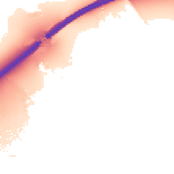 Night-time road noise heatmap for SL6 0DX
