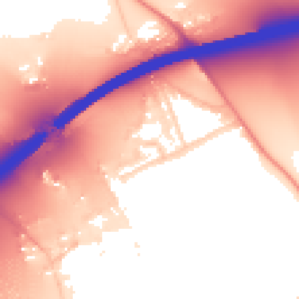 Daytime road noise heatmap for SL6 0DY