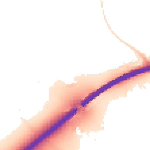Night-time road noise heatmap for SL6 0EE