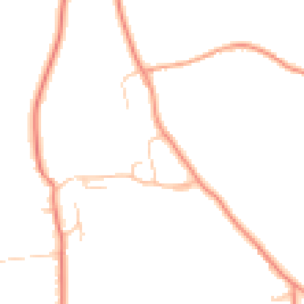 Daytime road noise heatmap for SL6 0EX
