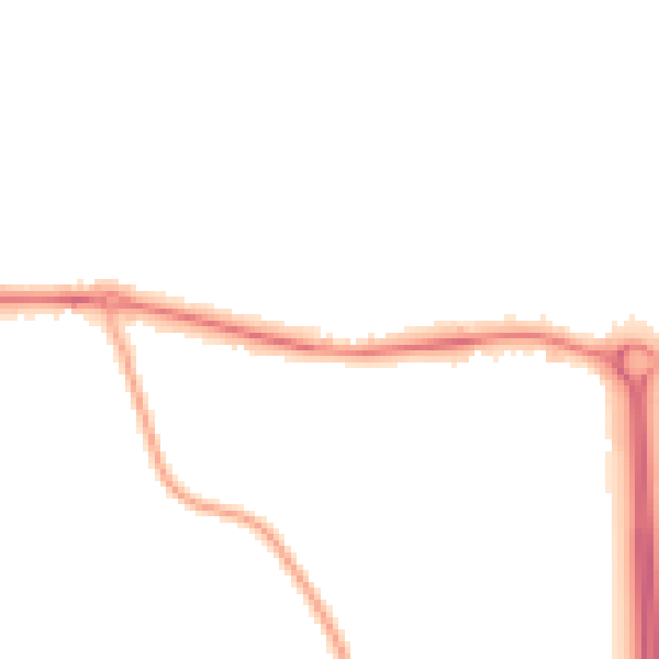 Night-time road noise heatmap for SL6 0FG