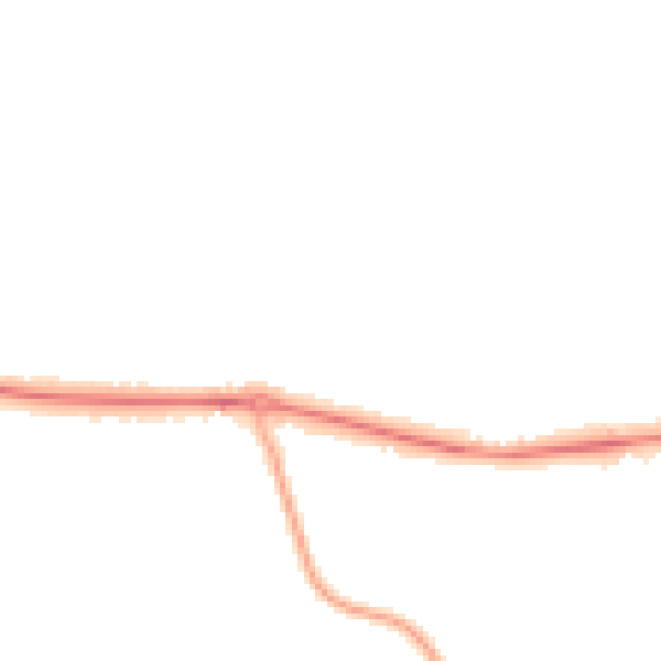 Night-time road noise heatmap for SL6 0JY