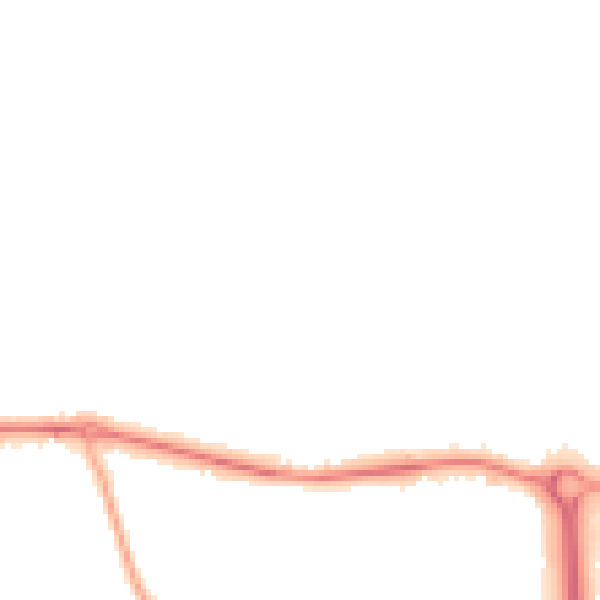 Night-time road noise heatmap for SL6 0LE