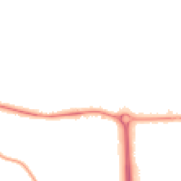 Night-time road noise heatmap for SL6 0LN