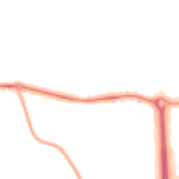 Night-time road noise heatmap for SL6 0PG
