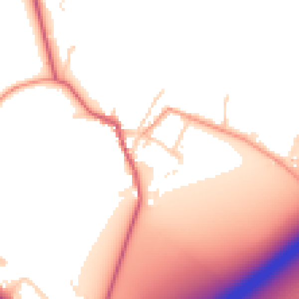 Daytime road noise heatmap for SL6 2BL