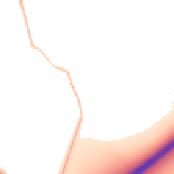 Night-time road noise heatmap for SL6 2BL