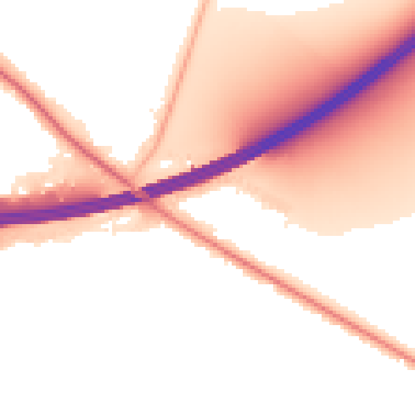 Night-time road noise heatmap for SL6 2DR