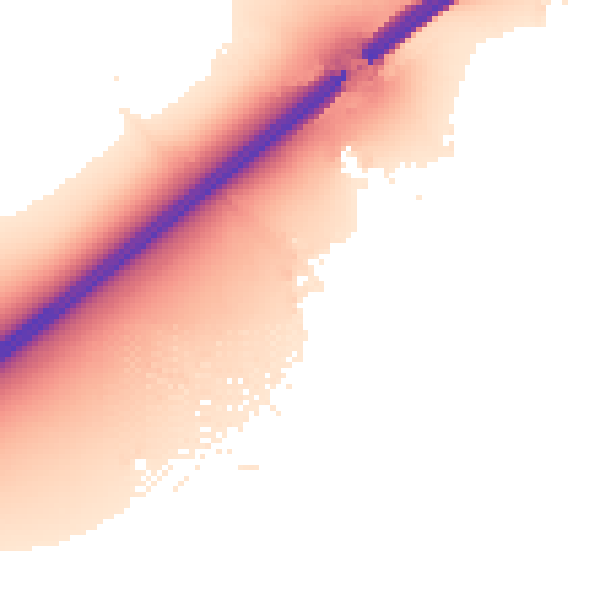 Night-time road noise heatmap for SL6 2EF
