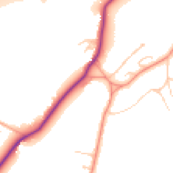 Daytime road noise heatmap for SL6 2JJ