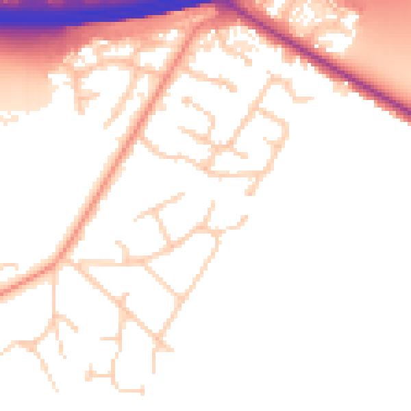 Daytime road noise heatmap for SL6 2LG