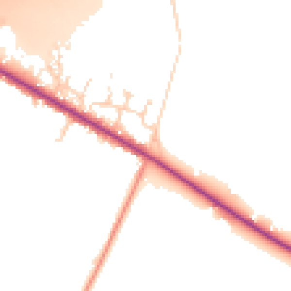 Daytime road noise heatmap for SL6 2LL