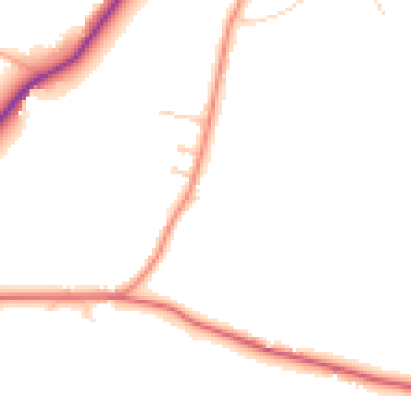 Daytime road noise heatmap for SL6 2NJ