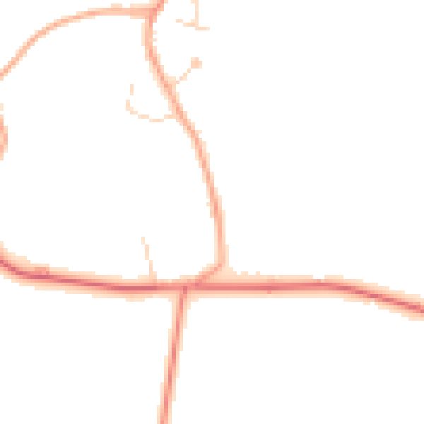 Daytime road noise heatmap for SL6 2NZ